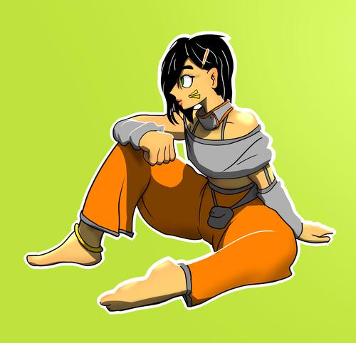 sitting